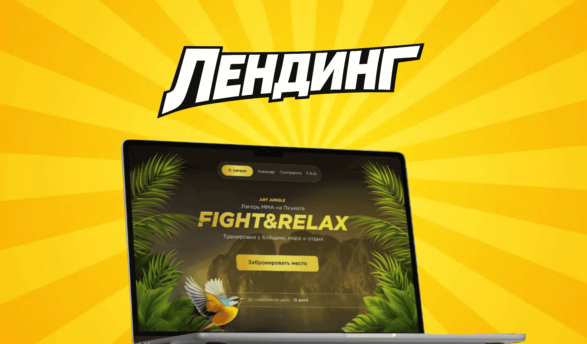 Иллюстрация для услуги Разработка лендинга