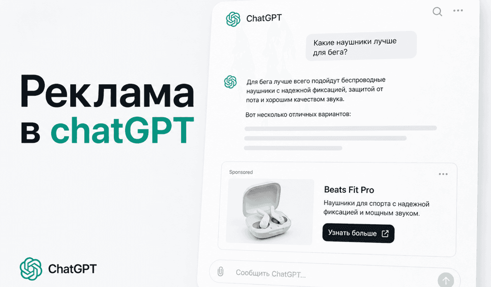 Картинка для статьи Реклама в ChatGPT - что это значит для бизнеса