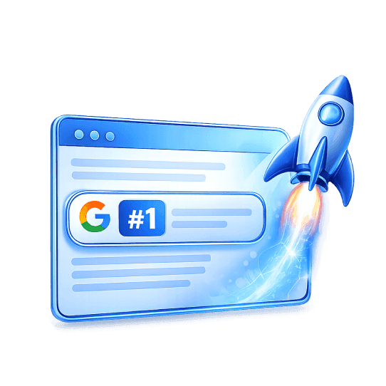 Картинка иллюстрирующая карточку "Выведем ваш сайт в первую десятку"